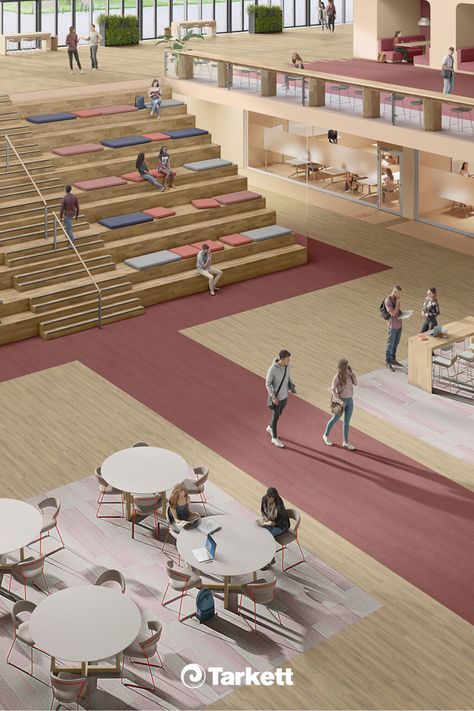 Carpet And Wood Floor Combinations, Classroom Floor Plan, Community Space Design, Emotionally Safe, Collaborative Learning Spaces, Ipad Aesthetics, School Floor, School Transition, Architecture Unique