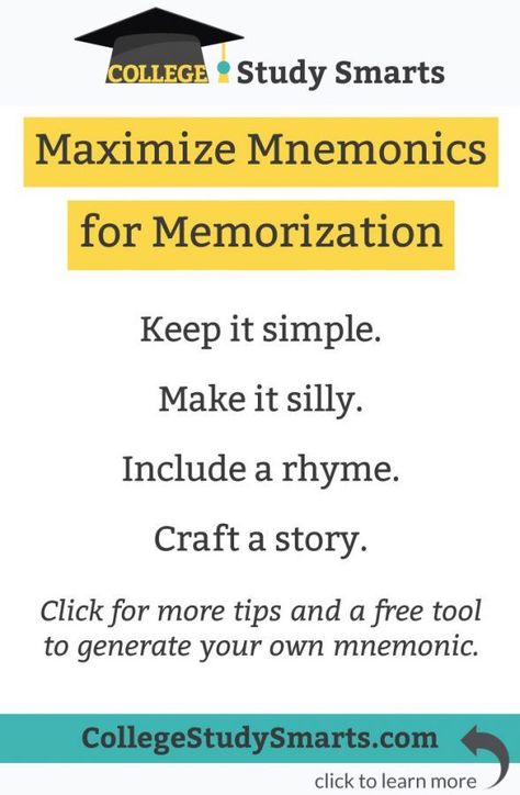 Maximize Mnemonics for Memorization Auditory Learning Style, Visual Learning Style, Memorization Techniques, Auditory Learners, Dental Assisting, Study Method, College Success, Learning Tips, Study Techniques