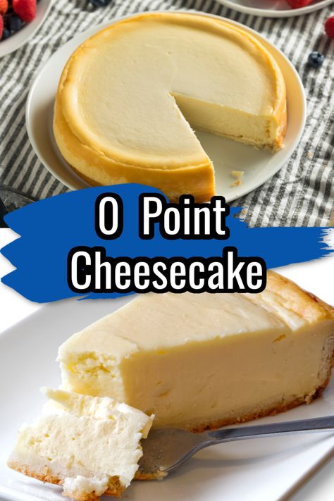 Looking for a low-calorie cheesecake? This easy to make dessert is 0 Point Cheesecake. Yes, this is a 0 Point Weight Watcher dessert. Enjoy this Weight Watchers Cheesecake as a great tasting treat and don’t worry about the points.  #weightwatchers #dessert #cheesecake #healthy 0 Point Cheesecake, Low Calorie Cheesecake, Weight Watchers Cheesecake, Low Cal Desserts, Weight Watchers Food Points, Weight Watchers Meals Dinner, Low Cal Dessert, Weight Watchers Dessert, Weight Watcher Desserts