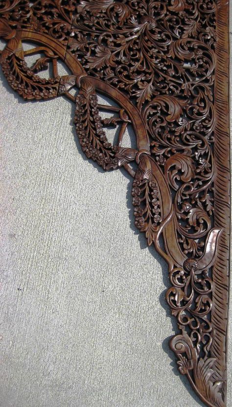 9.5 Ft Hand Carved Teak Wood Arch Doorway Panel Oak Finish Home Entrance Interior, Doors Decoration, Aluminum Screen Doors, Door Design Ideas, Arch Door, Mirror Doors, Door Way, Wood Carving Furniture, Arch Doorway