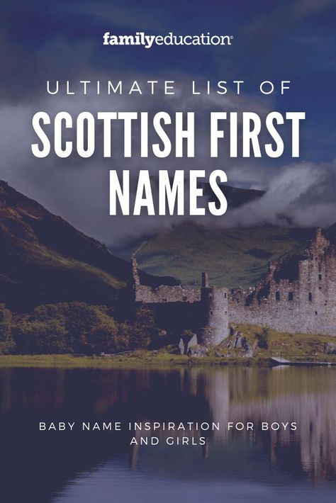 These Scottish first names are great for baby names or book character inspiration. This name list for boys and girls has many unique, interesting names as well as several popular choices you haven't thought of! #babynames #firstnames #bookcharacter Scottish Names Boys, Scottish Names Female, Scottish Last Names, Scottish Boy Names, Book Character Inspiration, Scottish Girl Names, Scottish Baby Names, Scottish Boys Names, Irish Baby Boy Names