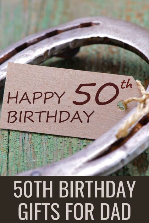 happy 50th birthday gift with tag 50th Birthday Gifts For Men Turning 50 For Him, Fifty Birthday Ideas Turning 50 For Men, 50th Birthday Gifts For Men Turning 50, Man 50th Birthday Ideas For Men, 50th Birthday Gifts For Dad, Dad 50th Birthday Gift, Ideas For 50th Birthday, Old Man Birthday, 50th Birthday Gifts For Men