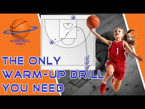 The Only Warm-Up Drill Your Youth Basketball Team Needs! - YouTube Basketball Stretches, Elementary Basketball Drills, Beginner Basketball Dribbling Drills, Fun Basketball Drills, 3rd Grade Basketball Drills, Easy Basketball Plays For Kids, Coaching Youth Basketball, Youth Basketball Drills Coaching, Youth Basketball Drills