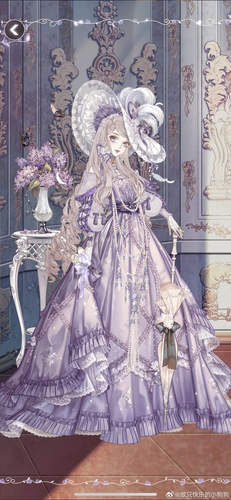 Helix Waltz Outfits, Noble Dress, Drawn Outfits, Helix Waltz, Nikki Dress, C Art, Fantasy Outfits, Asian Games, Vintage Anime