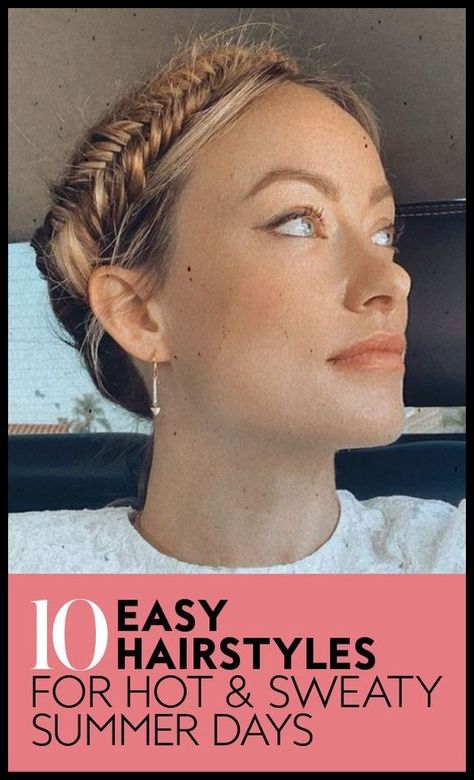 Hair Updos For Hot Weather, Summer Hair For Hot Days, Hot Weather Short Hairstyles, Cute Hot Day Hairstyles, Easy Hot Day Hairstyles, Hairstyles When Its Humid Summer, Hairstyle For Hot Weather Summer, Braids For Humid Weather, Hairdos For Hot Weather