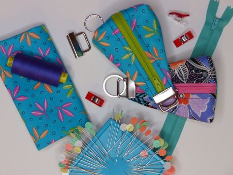 Key Fob Coin Purse Pattern, Key Fob Pouch Pattern Free, Key Fob Pouch Pattern, Key Fob Coin Pouch Free Pattern, Coin Pouch Keychain, Key Pouch Pattern, Key Fob Sewing Pattern, Key Fob Pouch, Pouch Template