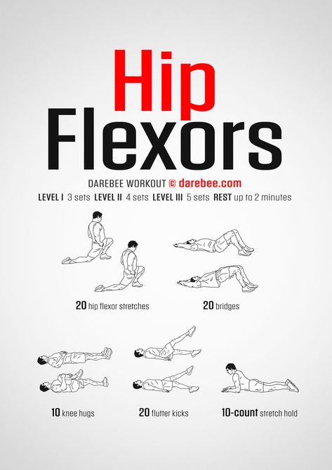 Hip Flexors Workout Hip Strengthening Exercises, Hip Flexor Exercises, Hip Flexor Stretch, Gym Workout Chart, Hip Flexors, Mobility Exercises, Vacation Mood, Strengthening Exercises, Easy Yoga Workouts