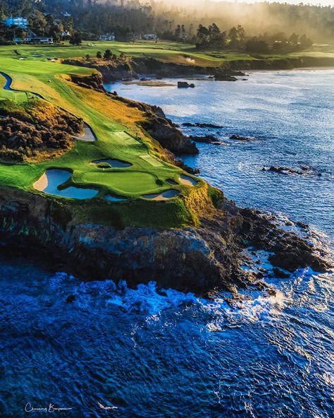 Channing Benjamin on Instagram: “Inspire someone today. ⛳ (📸 @channingbenjaminphotography) Pebble Beach Golf Links-Hole 7 @pebblebeachresorts @pebblebeachcompany” Golf Scenery, Preppy Island, Golf Girlfriend, Golf Aesthetics, Golf Wallpaper, Beautiful Golf Courses, Pebble Beach Golf Course, Monterey Bay California, Pebble Beach California