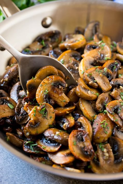 Best Sauteed Mushrooms, Mushroom Dishes, Mushroom Side Dishes, Garlic Butter Mushrooms, Baked Mushrooms, Mushroom Dish, Garlic Mushrooms, Roasted Mushrooms, Barefoot Contessa