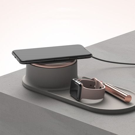 VRS Design - Sleek iPhone Accessories - Touch of Modern Drukarka 3d, Electronics Storage, Iphone Charger, Iphone Accessories, Apple Accessories, Minimalist Aesthetic, Everyday Essentials, Wireless Charger, Desk Organization