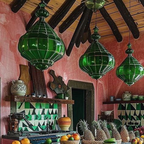 MEXICO IS A GOOD IDEA !🦩🦩🦩 Hacienda Rosa 💕 A villa inspired by Mexican traditional craft and the art of Diego Rivera  Archite... | Instagram Pink Palace, Diego Rivera, Interior Concept, City House, Traditional Crafts, House Extensions, Villa, Patio, Interior Design