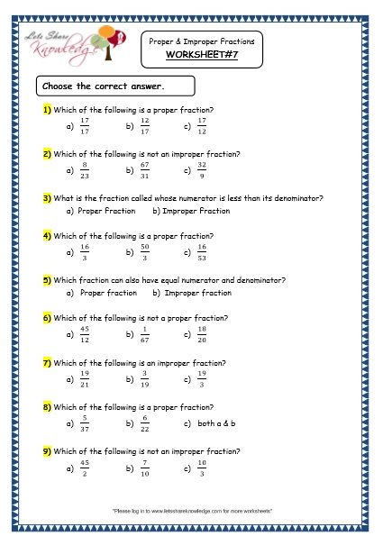 Grade 4 Maths Resources (2.1 Proper and Improper Fractions Printable Worksheets) Proper Fractions Activities, Grade 4 Math Worksheets Fractions, Proper And Improper Fractions Worksheets, Types Of Fractions Worksheets, Fractions Worksheets 4th Grade, Fractions Worksheets For Grade 2, Fraction Worksheets Grade 4, Improper Fractions Worksheet, Proper Fraction