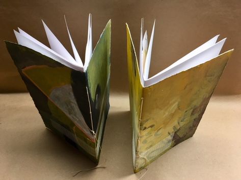 Plate Weaving, Book Structure, Binding Techniques, Concertina Book, Bookbinding Tutorial, Book Binding Diy, Binding Tutorial, Beautiful Books, Handmade Book