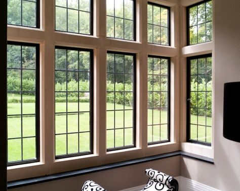 Window Surrounds | Thorverton Stone Bay Window Ideas Exterior, Mullion Windows, Window Mullions, Window Moldings, Aluminum Clad Windows, Bay Window Exterior, Lined Driveway, Exterior Windows, Rock Mountain