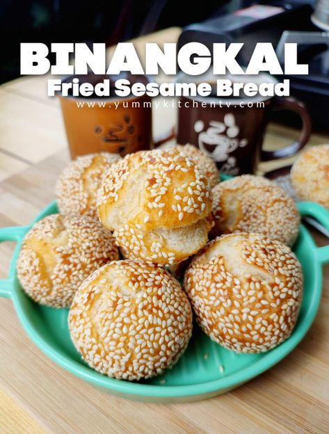 Best Binangkal Recipe, Binangkal Recipe, Bread Balls, Filipino Bread, Sesame Bread, Sesame Balls, Pinoy Dessert, Filipino Food Dessert, Filipino Dessert