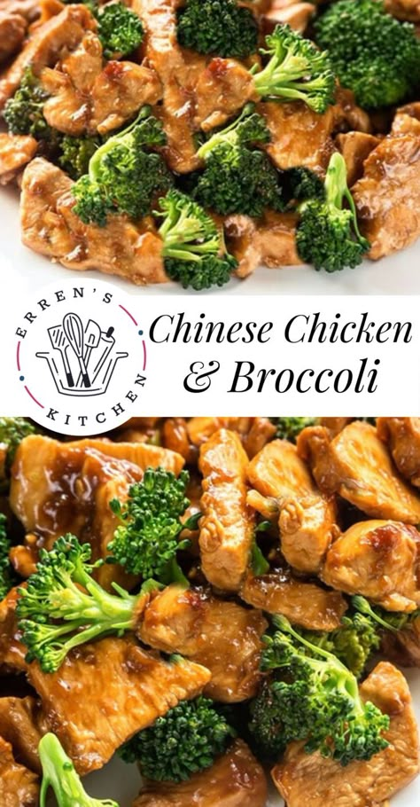 Homemade Chinese Chicken, Chinese Chicken And Broccoli, Chicken And Broccoli Stir Fry, Easy Stir Fry Recipes, Chinese Chicken Recipes, Homemade Chinese Food, Homemade Chinese, Broccoli Stir Fry, Chinese Cooking Recipes