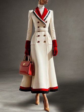 Evening Coats Women, High Low Coat, Lapel Collar Coat, Coat Dresses, Classy Coat, Warm Coats, Royal Family Fashion, Buy Coats, Types Of Coats