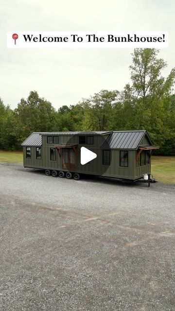 Tiny House Attractive🏠 on Instagram: "Classic design, timeless charm. The Bunkhouse is tiny living perfected.  🏠 Bunkhouse 📷 @mikewilltravel Build by: @timbercraft_tiny_homes  #tinyhome #tinyhouse #tinyhouseattractive" Tiny Home Space Saving Ideas, 16x40 Tiny House, Shed Tiny House Interior, 12 X 20 Tiny House Floor Plan, Tiny House On Wheels Floor Plans, 12x32 Tiny House Floor Plans, Shed To Tiny House Floor Plans, Double Loft Tiny House, Rustic Tiny House Cabin