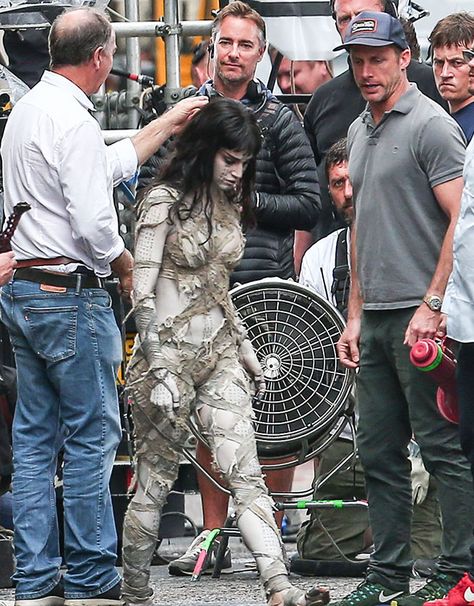 Sofia Boutella is all wrapped up in new Mummy photos - Movie News | JoBlo.com Sophia Boutella, The Mummy 2017, Mummy 2017, Mummy Photos, Mummy Costume, Sofia Boutella, Goddess Costume, Farmhouse Barndominium, Building Homes