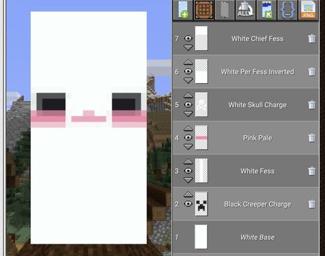 Minecraft Flag Design Cute, Ghost Banner Minecraft, Minecraft Flag Design Tutorial, Minecraft Ghost Banner, Bunny Banner Minecraft, Banner Pattern Minecraft, Cute Banners Minecraft, Sztandary Minecraft, Cute Minecraft Banner Ideas