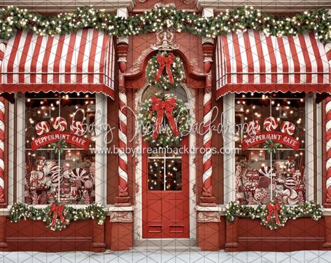 Christmas Cookie Party, Christmas Dreaming, Christmas Photo Booth, Elegant Christmas Decor, Christmas Float Ideas, Christmas Backdrops, Christmas Photoshoot, Christmas Store, Christmas Window