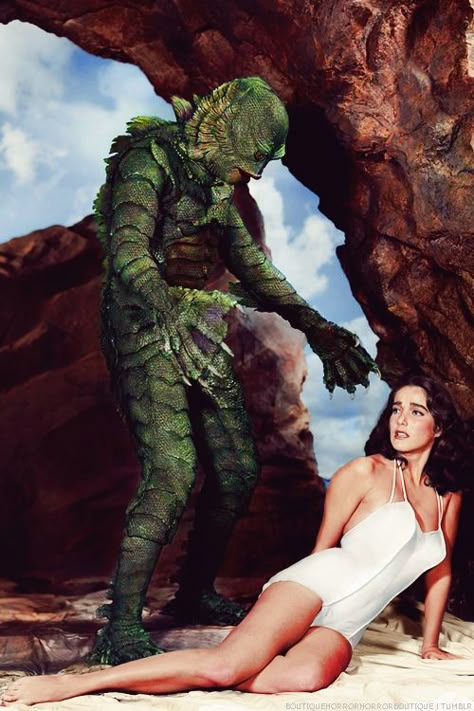 Creature Of The Black Lagoon, Julia Adams, Julie Adams, Classic Monster Movies, Universal Horror, Creature From The Black Lagoon, Monster Movies, The Black Lagoon, Famous Monsters