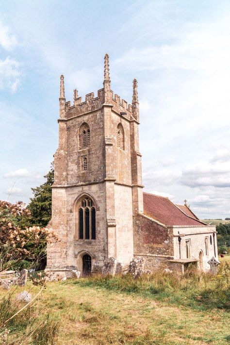 Regency Architecture, Medieval Church, Wiltshire England, Abandoned Village, Abandoned Churches, Huge Houses, St Michael's Mount, Old Country Churches, Abandoned Church