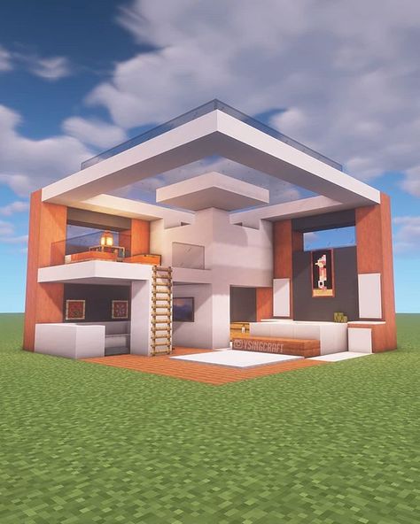 YSingHD ⛏ Minecraft в Instagram: «10x10(x6) Hotel Suite Design 🏨 . 💥 PROFESSIONAL YOUTUBE THUMBNAILS: www.bit.ly/ysingthumbnails (link in bio) 💥 . 🌒 Shaders: BSL Shaders…» Hotel Suite Design, Artwork Architecture, Modern Minecraft Houses, Minecraft Idea, Theme Hotel, Minecraft Mansion, Suite Design, Minecraft Houses Blueprints, Minecraft Structures