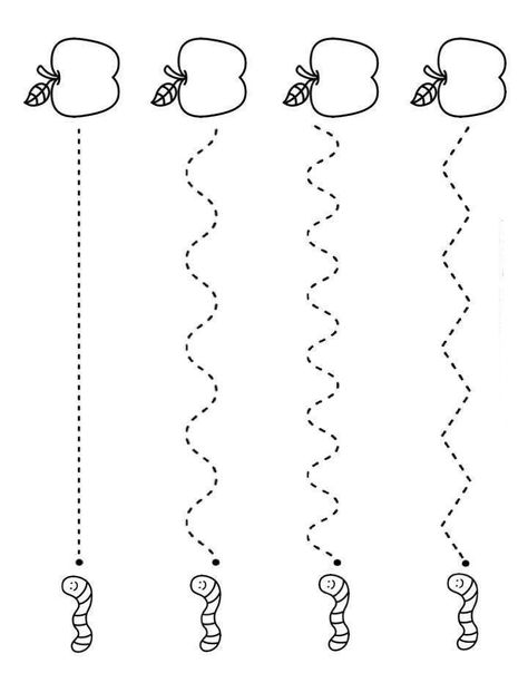 Tracing Sheets, Pre Writing Activities, Tracing Worksheets Preschool, Hello November, Preschool Writing, Apple Theme, Preschool Printables, Tracing Worksheets, Pre Writing