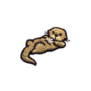 Little Otter Embroidery Design by EZ Embroidery Otter Embroidery, Otter Tattoo, Hoodie Embroidery, Traditional Tattoo Designs, Embroidery Pants, Embroidery Online, Baby Embroidery, Piercing Ideas, Dream Tattoos