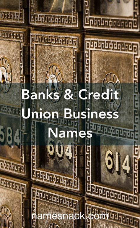 Find a unique and compelling name for your bank or credit union. Bank Name Ideas, Newsletter Names, Catchy Names, Banking App, Mobile Banking, Name Generator, Credit Union, Business Loans, Unique Names