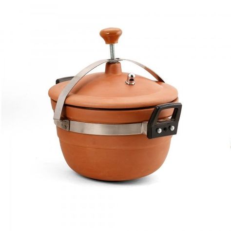 Explore our range of Natural & Eco-Friendly Clay Pressure Cooker (3L), handmade & safe, No use of toxic or harmful chemicals. Pan India delivery & easy returns. Rice Curry, Dal Fry, Boiled Vegetables, Copper Utensils, Clay Oven, Kitchen Witch, Compost Bin, Clay Pots, Kitchen Items