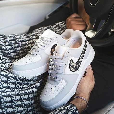 nike, shoes, and sneakers #Nike #AirForce1 #Nike #Fashion #Shoes #NikeShoes #Sneakers #Activewear #ShopTheLook Air Jordan Dior, Jordan Dior, Air Dior, Nike Air Jordans Outfit, Nike Products, Air Force Shoes, Jordan Shoes Girls, All Nike Shoes, Nike Air Shoes