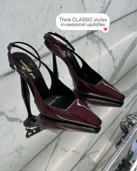 Blade suede pumps curated on LTK Luxury Chic Suede Heels, Luxury Suede Evening Heels, Luxury Suede Classic Heels, Luxury Classic Suede Heels, Luxury Brown Suede Heels, Shoes Heels Stilettos, Elegant Shoes Heels, Ysl Heels, Red Pumps