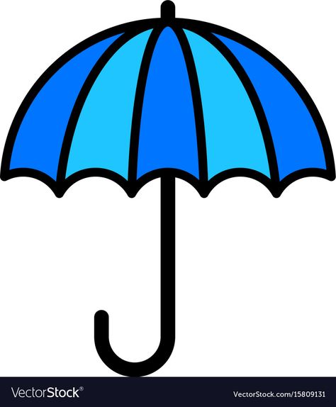 Umbrella icon Royalty Free Vector Image - VectorStock Umbrella Images, Umbrella Printable, Umbrella Clipart, Umbrella Cartoon, Free Printable Clip Art, Umbrella Drawing, Free Kids Coloring Pages, Cute Umbrellas, Scrapbook Images