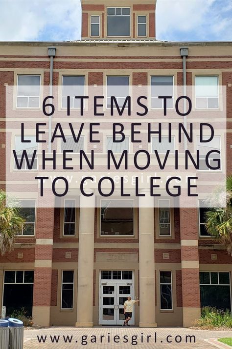 I've seen so many posts regarding things you will need for moving into a college dorm room, but nothing on what NOT to take. This post is dedicated to the top 6 items real students told me they either didn't use at all or wish they didn't take to college. What To Take To College, Moving To College, Georgia College, Georgia Southern, Freshman College, New College, College Dorm Room, Big Move, Dorm Life