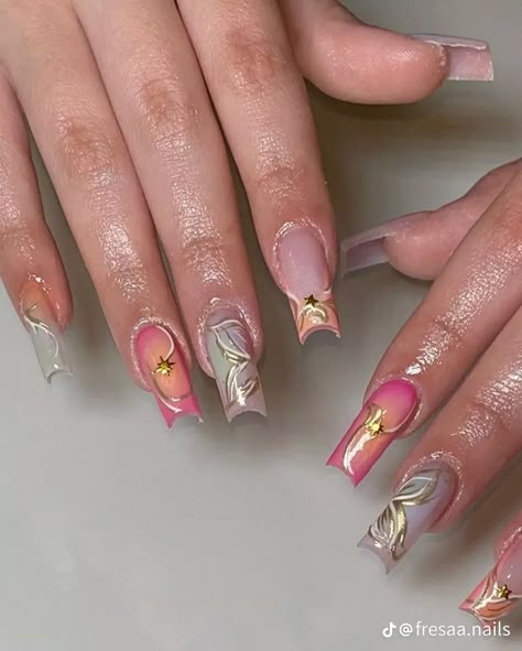 Devine Feminine Nails, Makeup Layout On Face, Kali Uchis Nail Ideas, Nails Nashville, Kali Uchis Nails, Simple Acrylic Nails, Soft Nails, Unique Acrylic Nails, Fire Nails