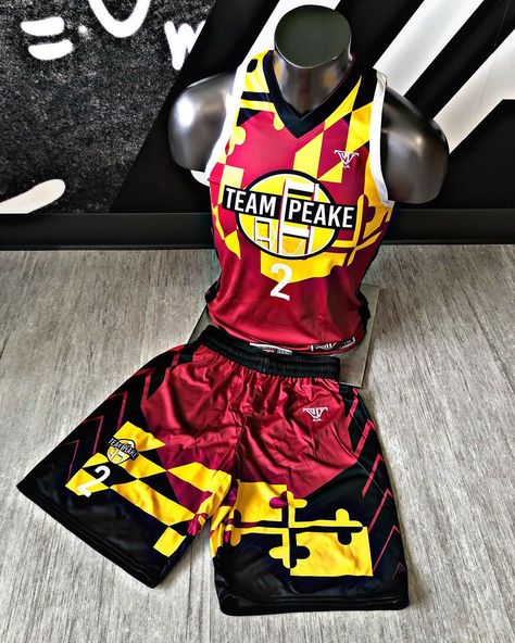 Tunnel Vision Sport Apparel on Instagram: “Coming at you with some new 🔥🔥 for Team Peake AAU basketball program. That Maryland flag just always seems to hit different on our uniforms…” Aau Basketball Uniforms, Cheap Basketball T-shirt In Team Colors, Orange Jersey Basketball, Team-colored Sportswear Basketball Jersey, Aau Basketball, Sleeveless Basketball Team Jersey, Maryland Flag, Hit Different, Tunnel Vision