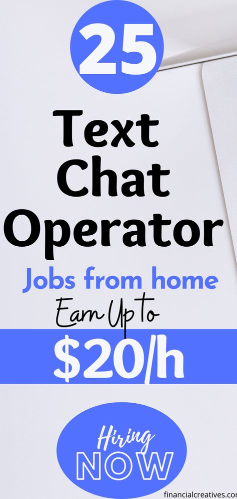 Here are 25 best work from home text chat operator jobs. These are jobs you get paid to chat and text people. You get paid to provide customer service and technical support to customers. This is a great way to make money online while working from home. Online Texting Jobs, Customer Service Remote Jobs, Work From Home Jobs No Phone, Remote Customer Service Jobs, Chat Operator Jobs, Work From Home Part Time Jobs, Legit Remote Jobs, Remote Work From Home Jobs, Work From Home Jobs Legitimate