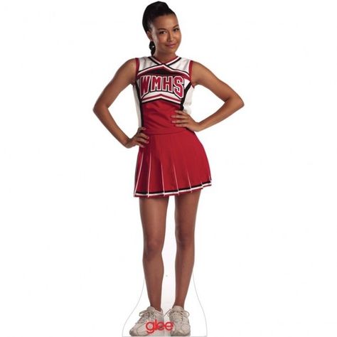 0 Red Cheer Uniforms, Cheerleader Fancy Dress, Girls Cheerleader Costume, Cheerleader Uniforms, Naya Rivera Glee, The Unholy Trinity, Cheer Uniforms, Santana Lopez, Unholy Trinity