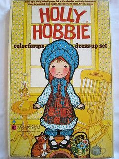 70s colorforms holly hobby - I had this one! Holly Hobbie Doll, Sarah Kay, Holly Hobbie, Vintage Memory, American Greetings, Childhood Toys, Retro Toys, Sweet Memories, Old Toys