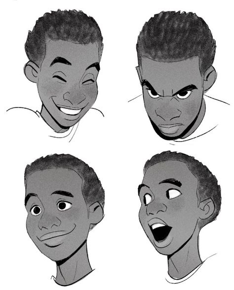 Animation Tidbits Shiyoon Kim, Otto Schmidt, Character Design Cartoon, Bd Art, Drawing Faces, Male Character, 캐릭터 드로잉, Drawing Expressions, Cartoon Faces