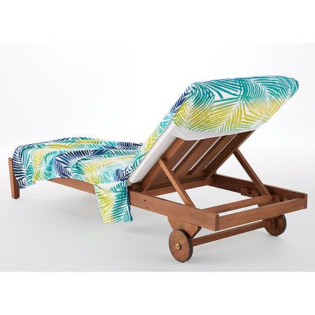 Get equipped for your next pool or beach trip with this handy Outdoor Oasis beach towel. Made from super-soft terry cloth, it features a muticolor leaf print, two pockets on either side to hold your essentials, and is midweight for added durability. Measurements: 80 Length/Inches, 29 Width/InchesBase Material: 100% CottonCare: Machine WashFabric Weight: Midweight (450-599 Gsm)Material: Terry ClothTowel Type: Beach TowelsCountry of Origin: Imported Chair Cover Diy, Diy Chair Covers, Outdoor Oasis, Chair Cover, Leaf Print, Palm Leaves, Terry Cloth, Beach Towels, Beach Trip