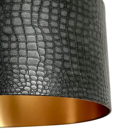 In Stock and Ready To Roll. Fast Shipping available on our exclusive collection of Lampshades. In a hurry? Love Frankie got you covered. Green Black Gold Interior, Crocodile Decor, Afro Glam, Colorful Lampshades, Gold Lamp Shades, Dark And Moody Interiors, Print Lampshade, Lighting House, Versace Wallpaper