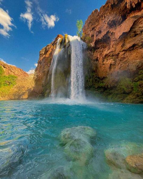 beautiful Havasu Falls, AZ Mooney Falls Arizona, Havasupai Falls Arizona, Mooney Falls, Lake Havasu Arizona, Arizona Lakes, Havasupai Falls, Hello Stranger, Havasu Falls, Arizona Photography