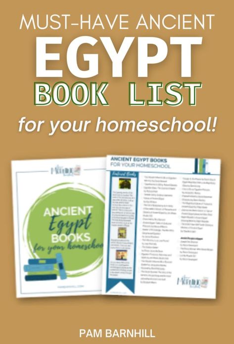 Free booklist for Ancient Egypt for homeschool. This article is all about Ancient Egypt activities for homeschool and homeschool Ancient Egypt projects for elementary and preschool and kindergarten. I'm loving these ideas about lesson plans and unit studies for homeschool and 4th grade and 3rd grade homeschool to help you teach about Ancient Egypt themes. Learn more about Ancient Egypt at pambarnhill.com. Ancient Greece For Kids, Ancient Egypt Books, Ancient Egypt Activities, Greek Mythology Books, Egypt Activities, Ancient Egypt Projects, Egypt Project, Ancient Words, Mythology Books