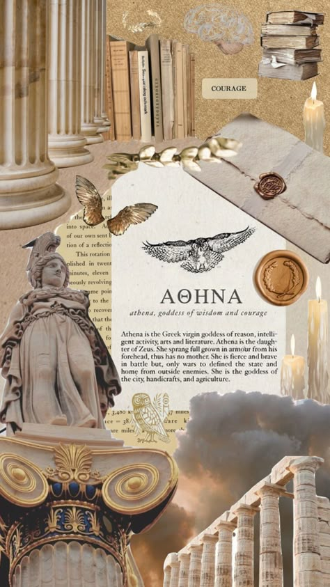 #athena #goddess #greekgoddess #mythology #greekmytholgy #greek #shuffle #aesthetic #moodboard #collage #foryou #myfirstshuffle Greek Goddess Moodboard, Greek Moodboard Ancient Greece, Greek Aesthetic Collage, Modern Greek Mythology Aesthetic, Ancient Greece Moodboard, Athena Core Aesthetic, Greek Mythology Moodboard, Greek Aestethic, Ancient Greek Art Aesthetic