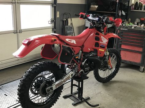 Honda CRE 250 SixDays - HeKoch's Bike Check - Vital MX Trail Bike, Round The World Trip, Off Road Bikes, Enduro Motorcycle, Motocross Racing, Honda Models, Adventure Motorcycling, Riding Gear, Adventure Bike