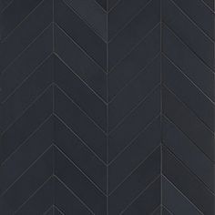 Mews - Ink - Small Chevron - Porcelain Tile Chevron Tile, Black Tile, Tile Texture, Tile Wall, Material Textures, Tiles Texture, Bathroom Floor Tiles, Stone Texture, Materials And Textures