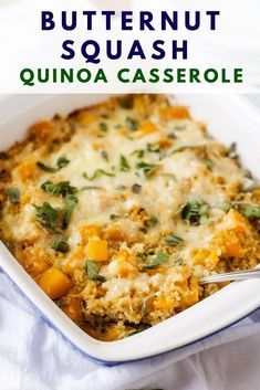 Low Carb Squash Casserole, Low Carb Squash, Squash Quinoa, Butternut Squash Casserole, Butternut Squash Quinoa, Quinoa Casserole, Squash Casserole, Butternut Squash Recipes, Squash Recipes